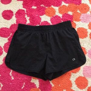 Girls black Gap Fit athletic shorts